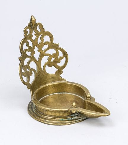 Petite lampe à huile de table, vers le XIXe siècle