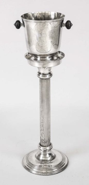 Enfriador de champán con soporte de Christofle, Fr