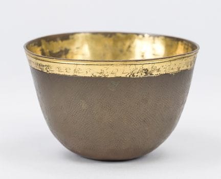 Gobelet de Herrengrund, daté de 1738, cuivre repou