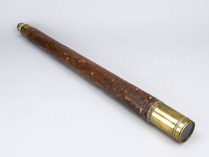 Long telescope, England, 19th century, brass with 
