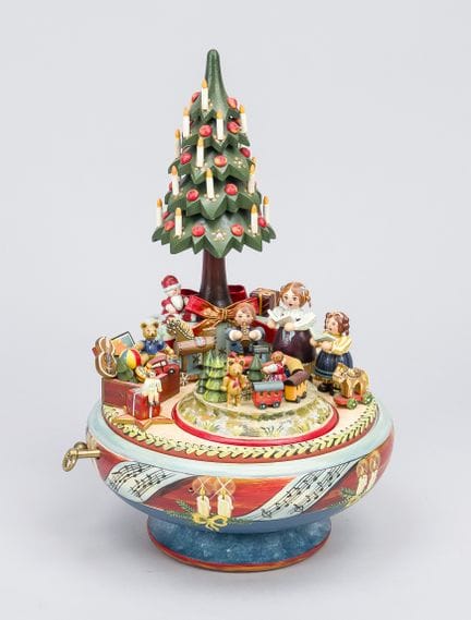 Music box by Käthe Wohlfahrt, Germany, circa 2000,