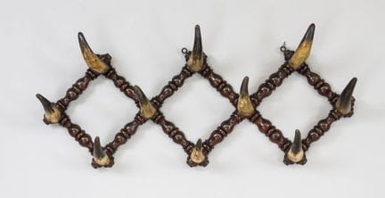 Porte-manteau rustique, fin du XIXe siècle, élémen