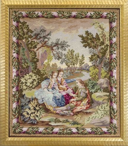 Tapisserie de Gobelins sous cadre, XXe siècle, tis