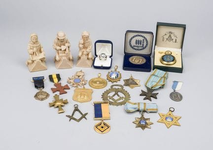 Large collection on Freemasonry, second half of th