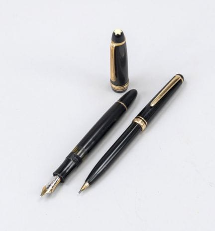 2 Montblanc writing instruments, second half of th