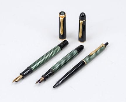 3 writing instruments by Pelikan, mid-20th century