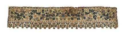 Gran fragmento textil, siglos XVII/XVIII, tejido e