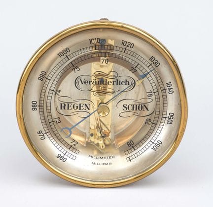 Baromètre de table anéroïde, Allemagne, après 1920