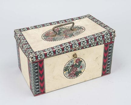 Lata de estilo Art Nouveau de la Wiener Werkstätte