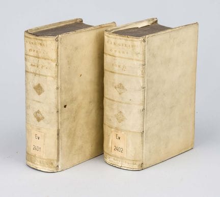罗马诗人维吉尔的作品集共2卷《P. Virgilii Maronis Opera》，1680年于莱顿