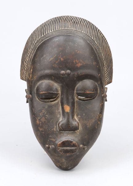 Mblo Maske der Baule, Afrika Elfenbeinküste wohl u