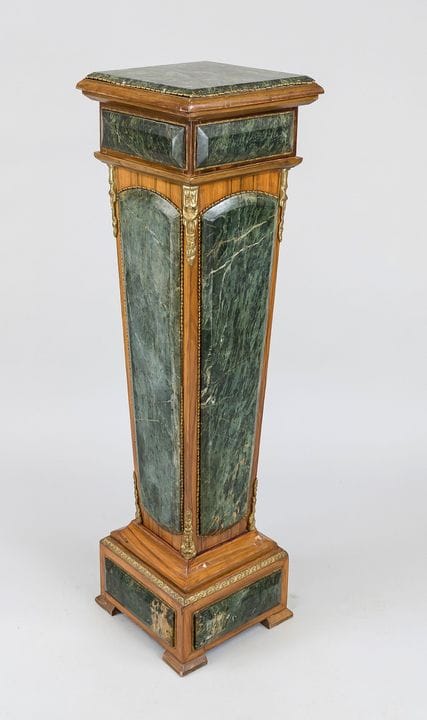 Colonne/socle en forme de palmier, XXe siècle, cor