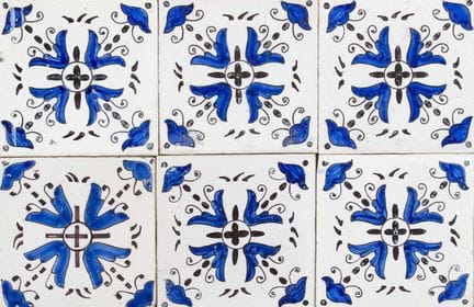 100 azulejos, Holanda, siglo XIX, decoración con c
