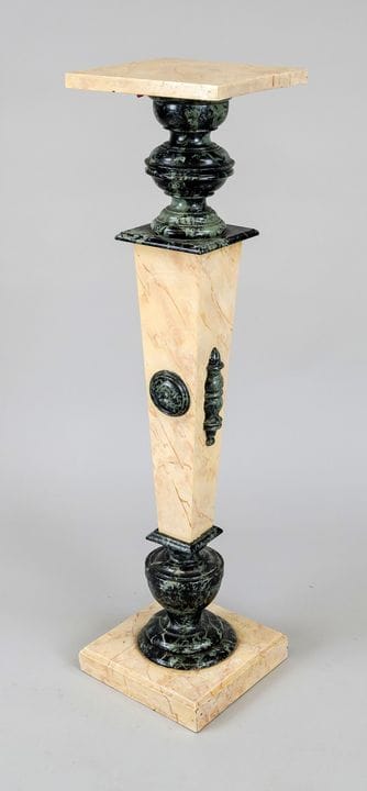 Colonne, 1er semestre du XXe siècle, bois imitant 