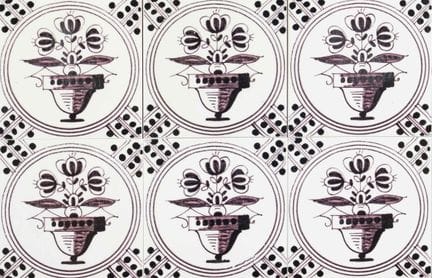 100 azulejos de estilo antiguo, Holanda, siglo XX,