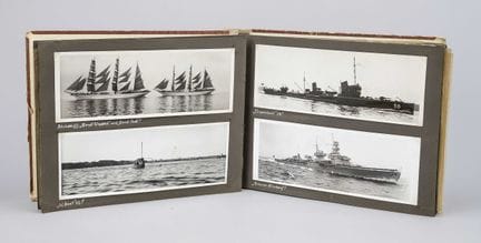Album photo « Marine », milieu du XXe siècle, albu