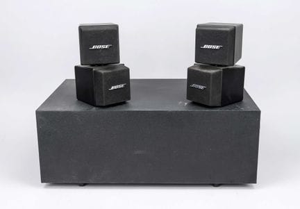 Bose Acoustimass system with a large subwoofer and