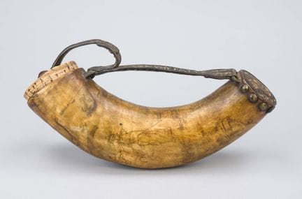 Cornetto per polvere o simile, XIX secolo o preced