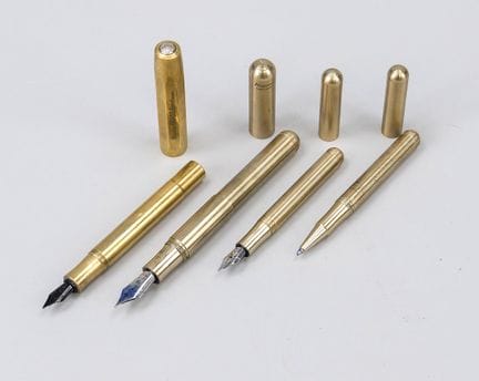 4 writing instruments by Kaweco, second half of th