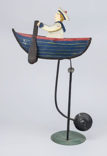Balancefigur bzw. Pendelfigur, 20./21. Jh., Eisen 