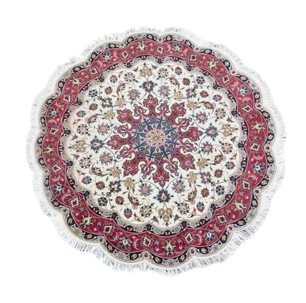 Tapis, Tabriz ?, laine et soie, XXe siècle, bon ét