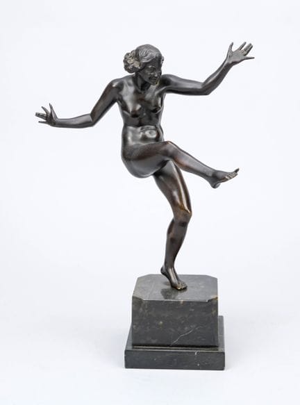 Sculpteur anonyme de l'Art déco, vers 1925, nu fém