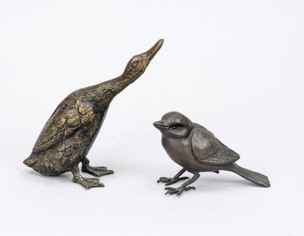 Artiste inconnu du XXe siècle, deux sculptures d'a