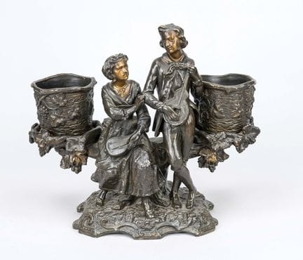 Centre de table figuratif, fin du XIXe siècle, mét