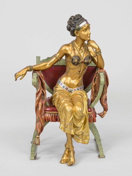 Franz Xaver Bergmann (1861-1936), d'après, danseus
