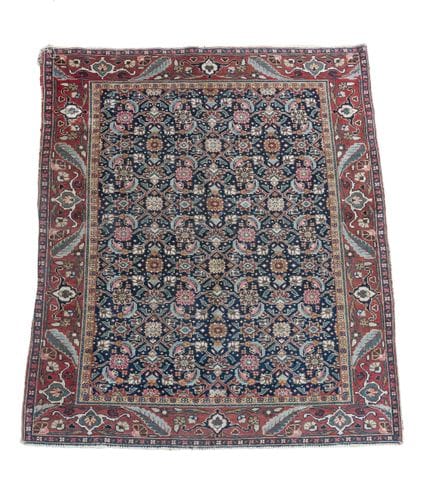 Tapis, Iran, début du XXe siècle, traces d'usure, 