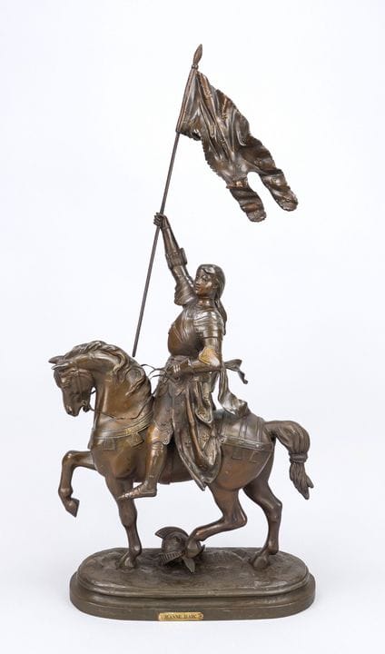 Sculpteur français vers 1900, « Jeanne d'Arc », la