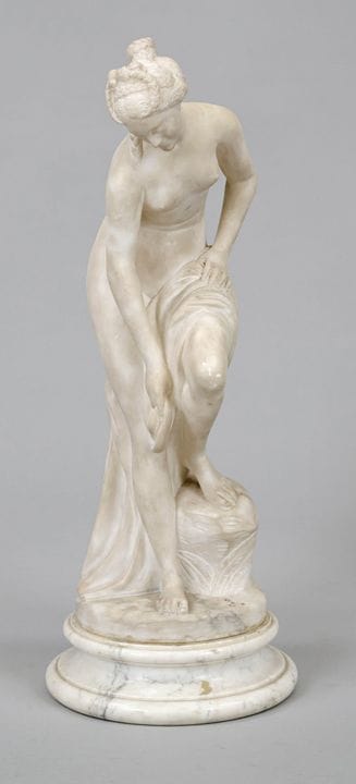 Scultore sconosciuto, 1900 circa, “Bagnante”, ispi