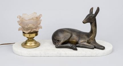 Lampe Art déco (Mariage), 1re moitié du XXe siècle