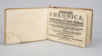 萨尔茨堡历史著作《萨尔茨堡编年史》（Salzburgische Chronica），即：关于该地区、