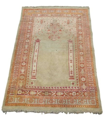 Tapis, Oushak, Turquie, XXe siècle, légères traces