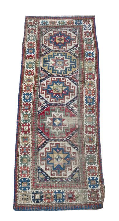 Tapis, Caucase - Mogham, vers 1900, traces importa