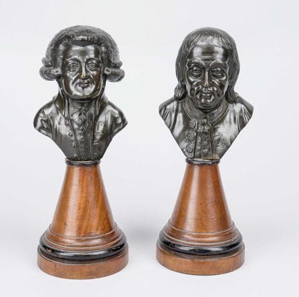 Sculpteur inconnu du XIXe siècle, paire de bustes 