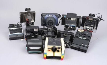 Lotto di fotocamere istantanee, seconda metà del X