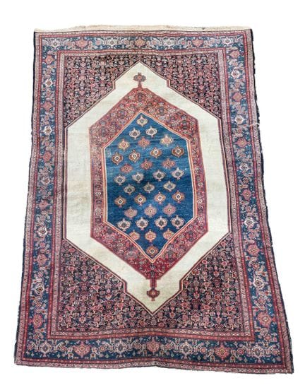 Tapis, Iran, XIXe/XXe siècles, traces d'usure impo