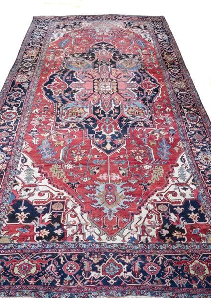 Tapis, Heriz, Serapi, Iran, XIXe/XXe siècles, poil
