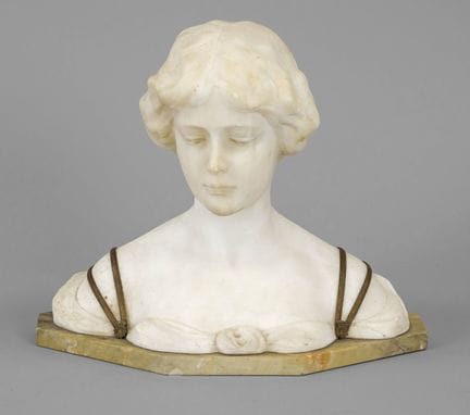 Scultore sconosciuto, 1910 circa, busto in stile A