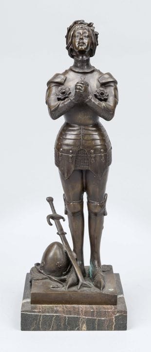 Sculpteur inconnu, vers 1900, Jeanne d'Arc, jeune 