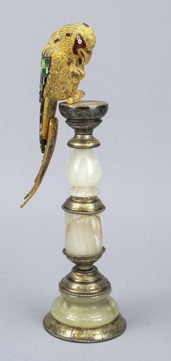 Objet décoratif datant des années 1970, petite col
