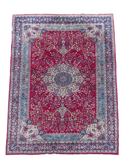 Tapis, Iran, milieu du XXe siècle, légères traces 