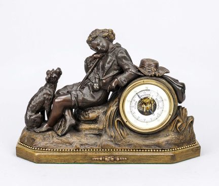 Baromètre figuratif, probablement de la fin du XIX