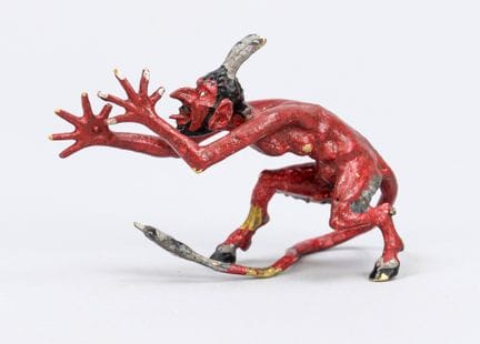 Bronze viennois, XXe siècle, « Diable rouge », bro