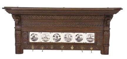 Penderie de style historiciste, vers 1880, en chên