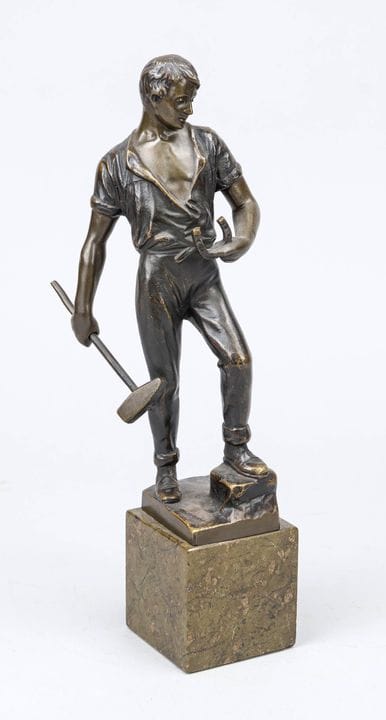 Ernst Beck (1879-1941), sculpteur viennois, jeune 