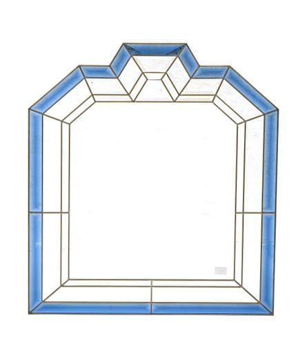 Espejo de pared de diseño, década de los 90, marco