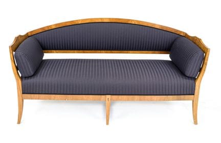 Canapé de style Biedermeier, vers 1820, merisier, 